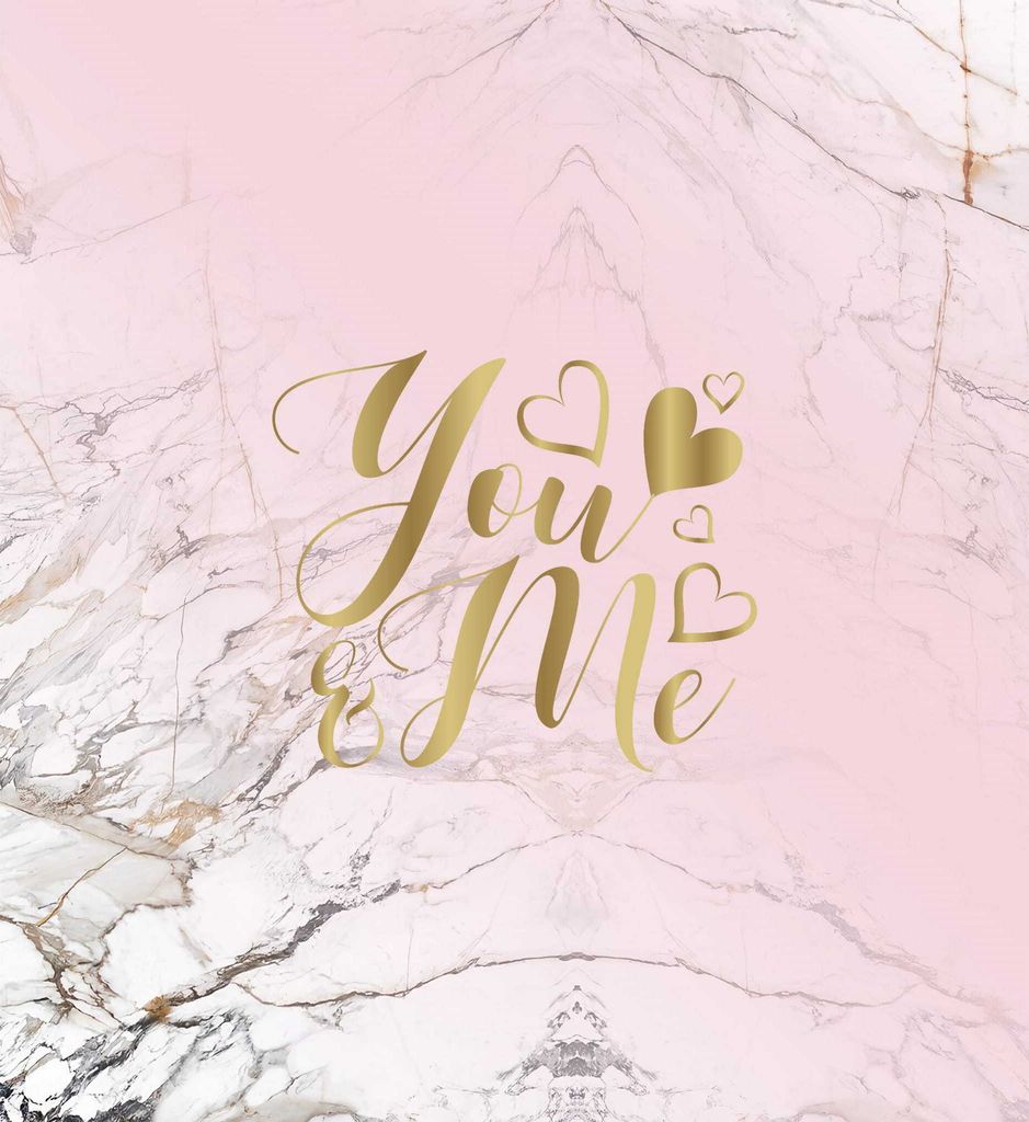 Tagesdecke, Modern, gesteppt, mit Aufdruck 220x240 You & me Rosa 068