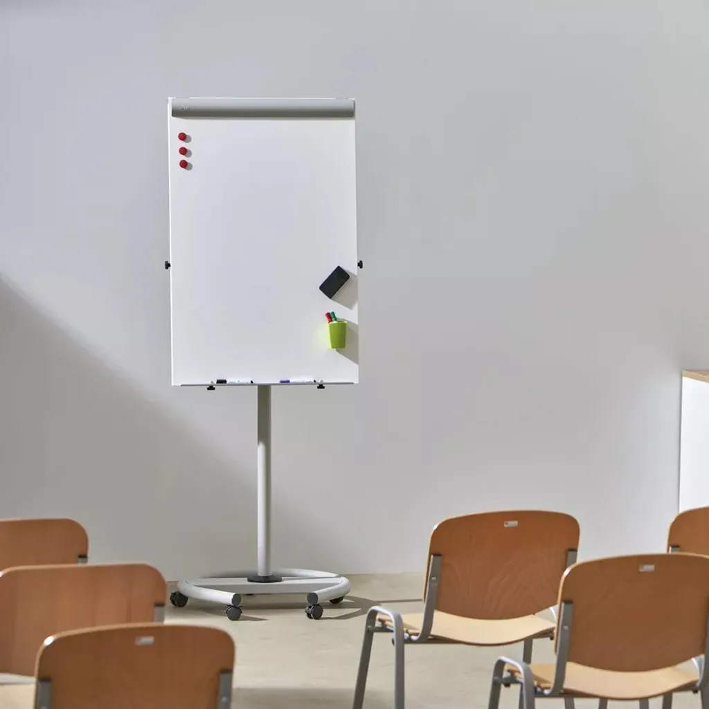 Flipchart Magnétique Rotatif ROCADA avec Surface de Travail Réversible - 13