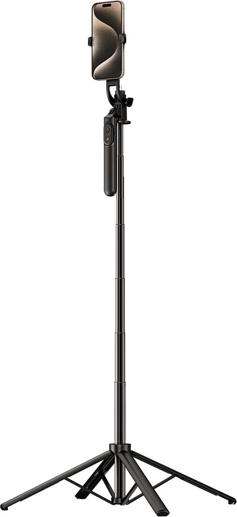 Perche à selfie / Trépied télescopique avec support pour Image du produit 