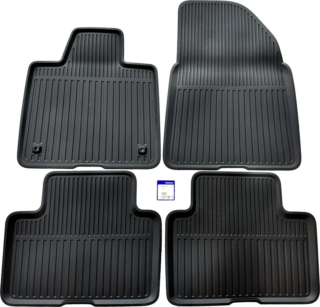 Tapis de voiture Volvo EX30 caoutchouc - Idéal neige, pluie et boue