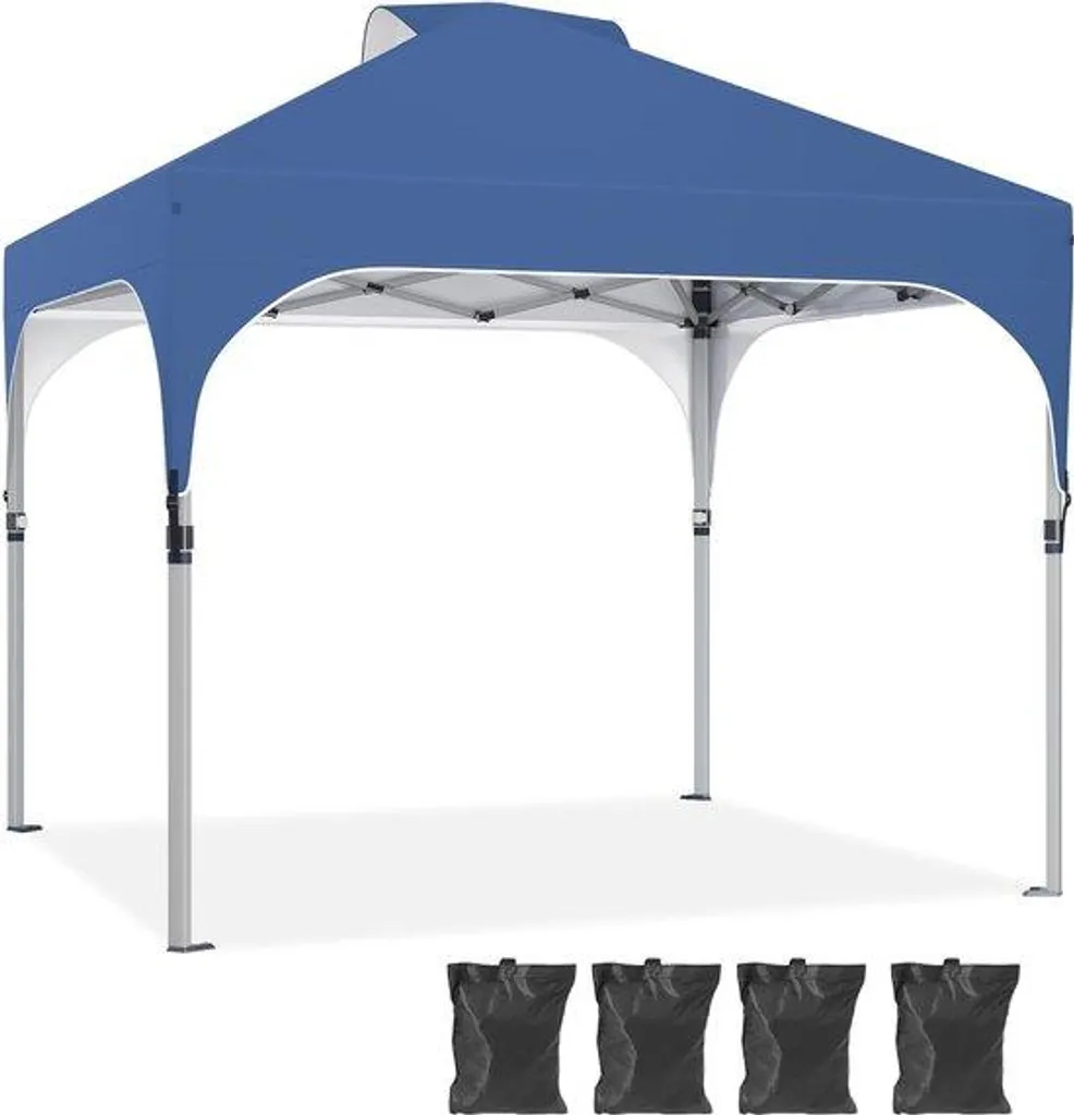 Tente pliante anti-UV et pluie 2,5x2,5m : l'abri idéal contre la chaleur
