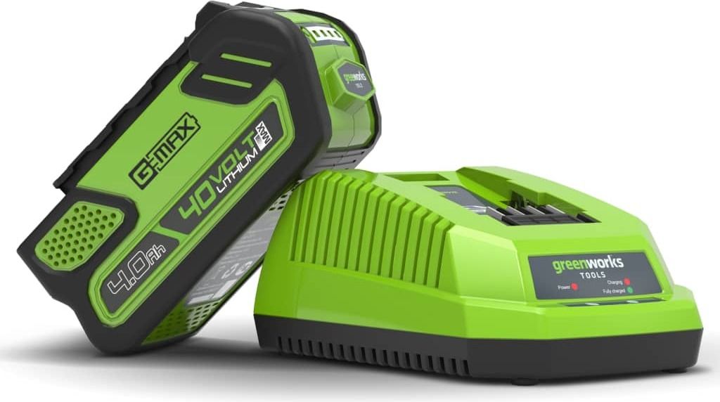 Greenworks 40V Schnellladegerät 4A G40UC4 (ohne Akku) Produktbild 