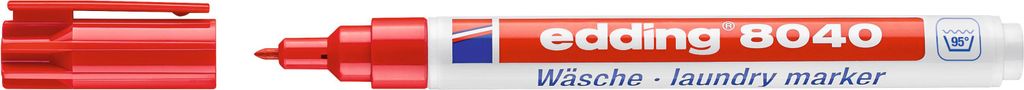 edding 8040 Textilmarker rot 1,0 mm, 1 St.