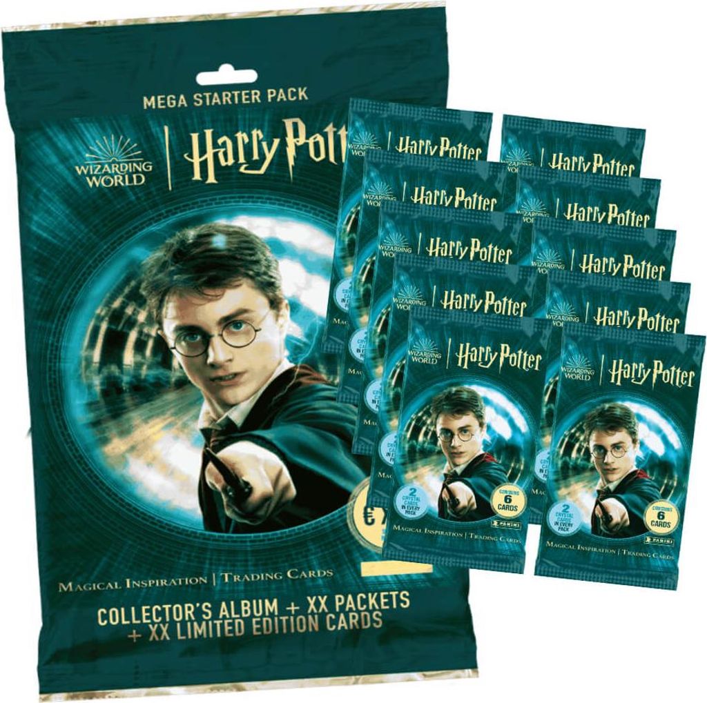 Harry Potter Karten - Magical Inspiration Trading Cards Sammelkarten - 1 Starter + 10 Booster