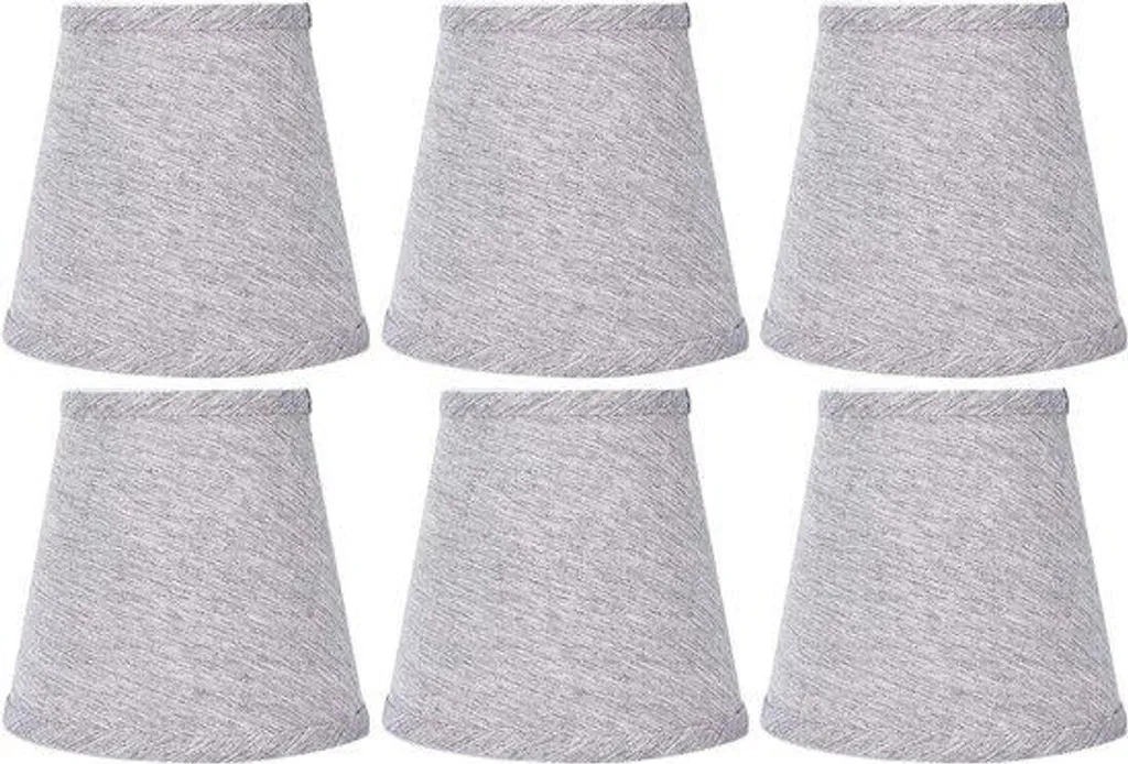 Luminaire de chevet design gris argenté E14 pour chambre et salon chic