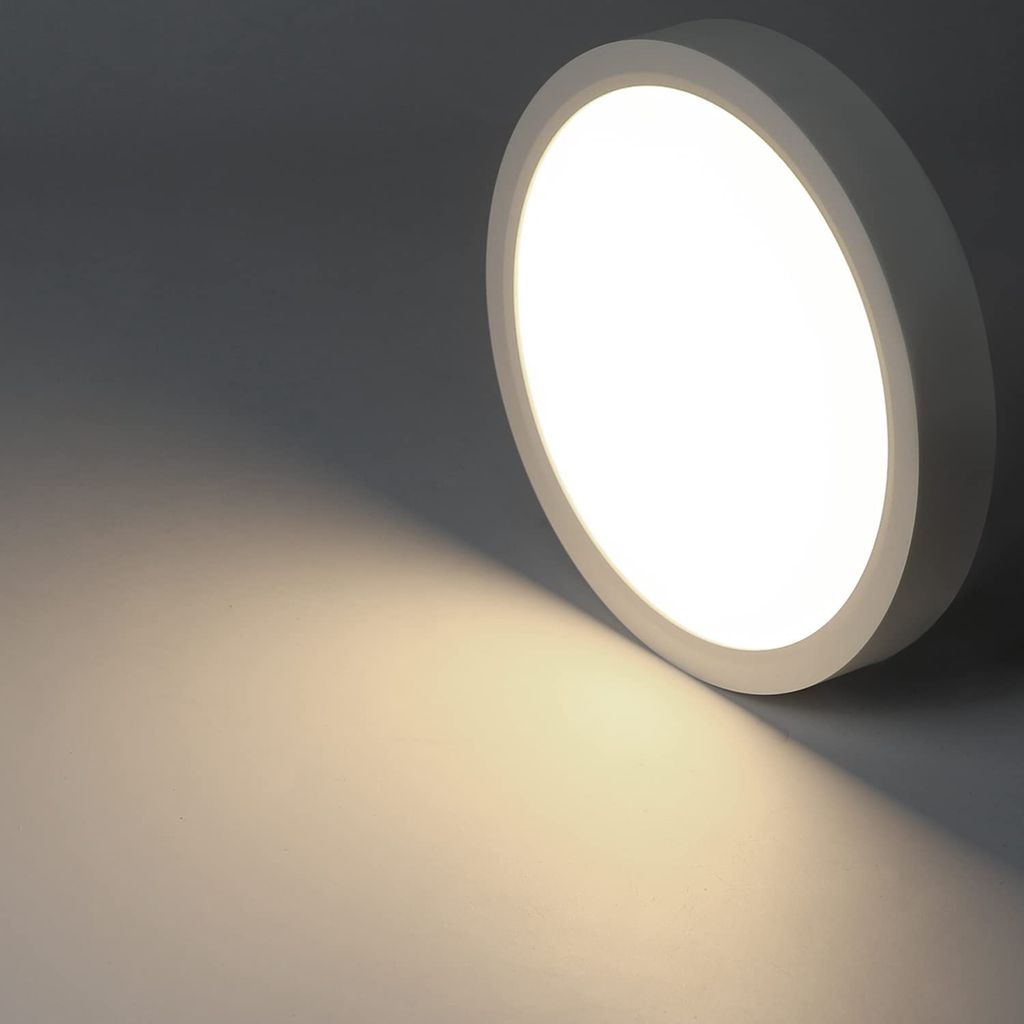 ZMH Deckenlampe LED Deckenleuchte Flach - Badezimmerlampe 27cm Badezimmer  Deckenbeleuchtung IP44 Wasserdicht Schlafzimmerlampe Quaradtisch Flurlampe  für Schlafzimmer