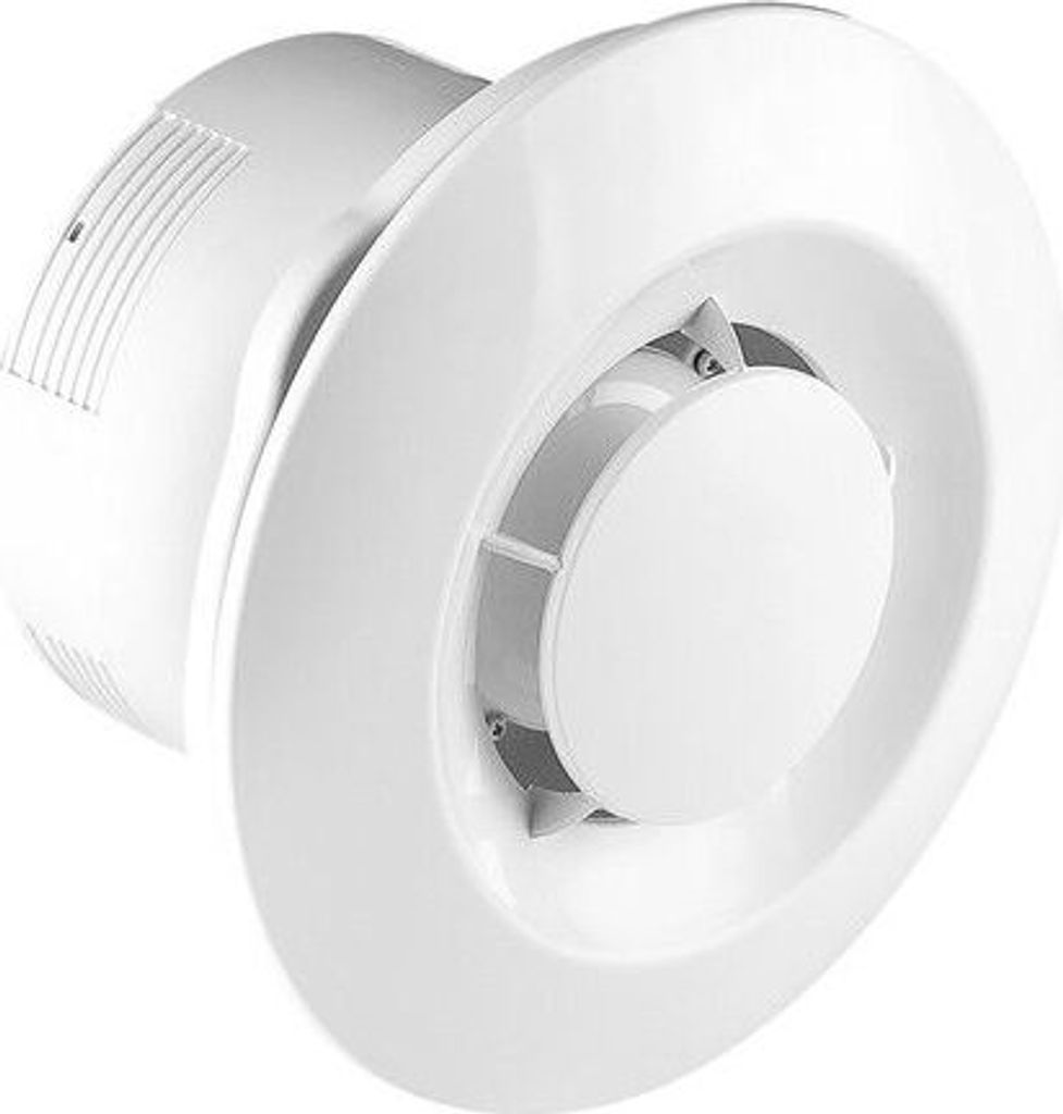 Deckenventil Abluft Ventil Ø 100 125 150 mm Sateo WXS Timer 150 T-Nachlaufrelais - Nachlaufzeit einstellbar von ca