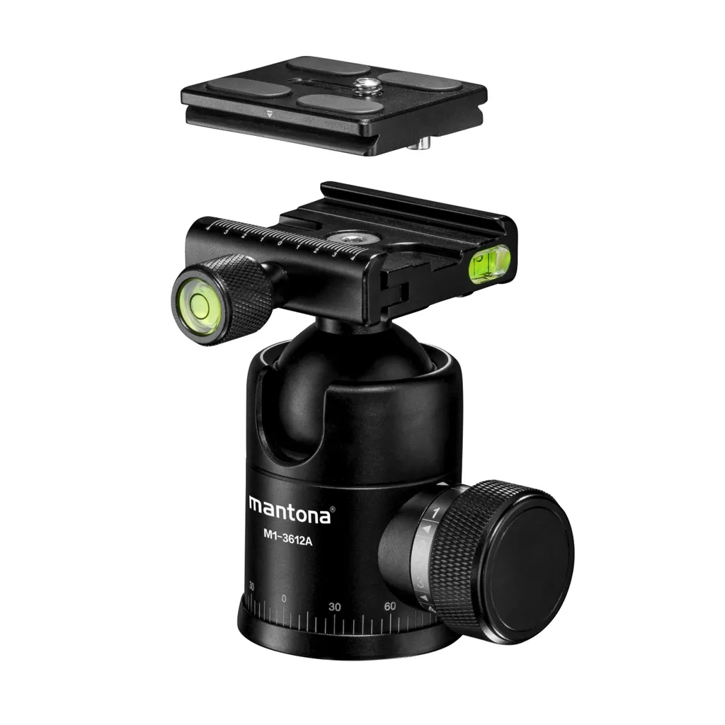 Rotule sphérique Mantona Onyx 12 : stabilisez enfin votre reflex pro