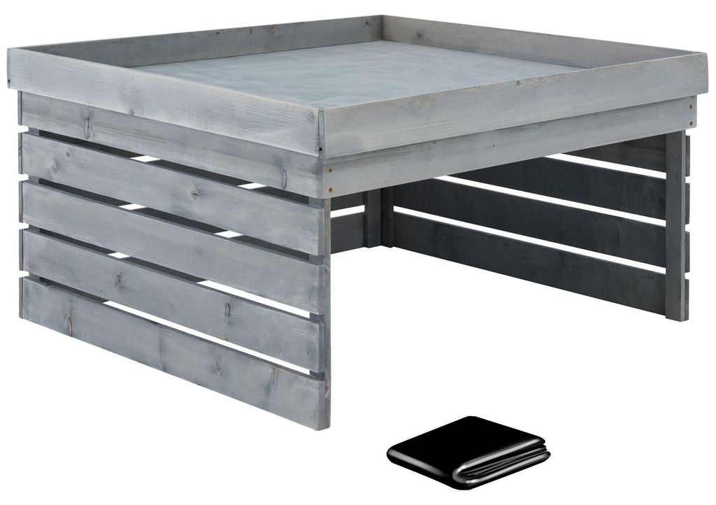 Garage pour robot tondeuse Hortus, bois, toit végétalisable Image du produit 