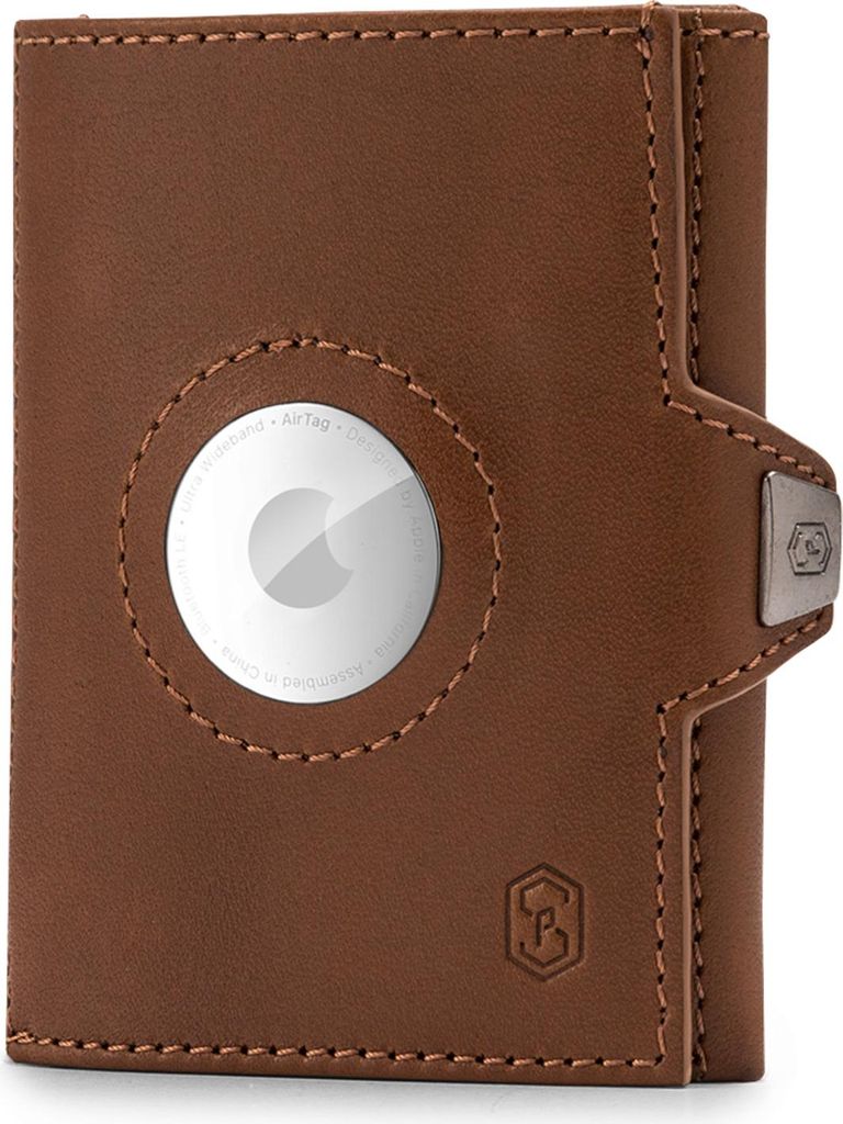 Slimpuro Tryo Airtag Wallet, Airtag Geldbörse aus Leder, Produktbild 