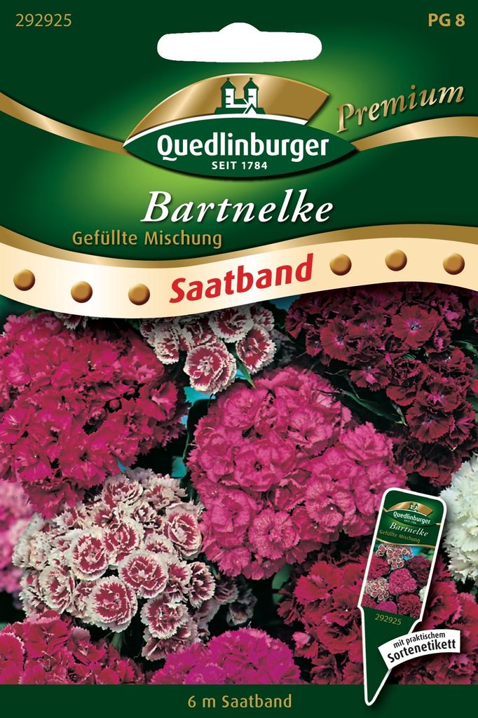 Bartnelke 'Gefüllte Mischung' Quedlinburger Blumensamen Produktbild 