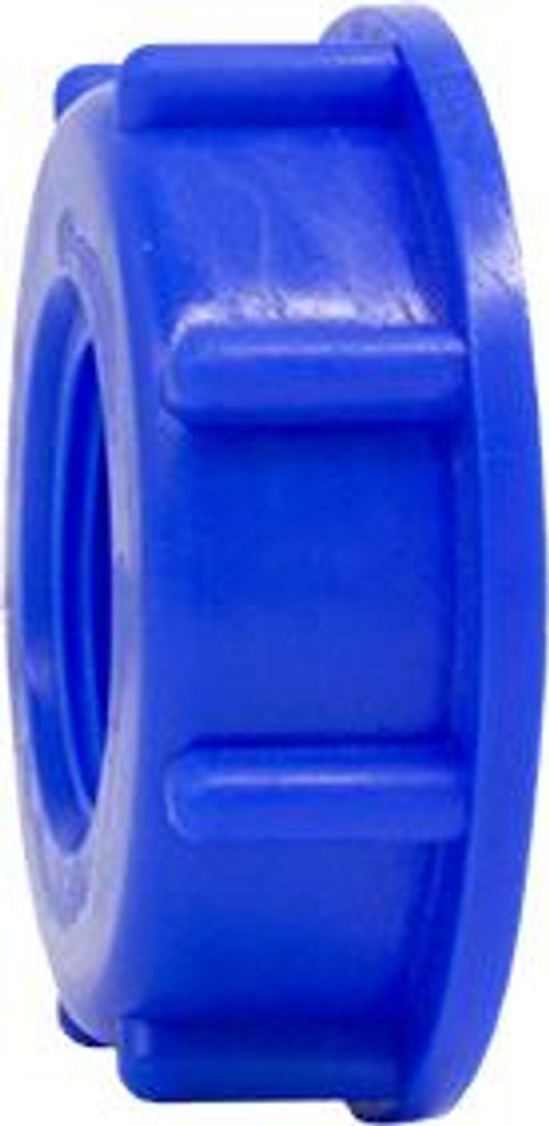 airfit Überwurfmutter 1"AG59mmx6mm, blau