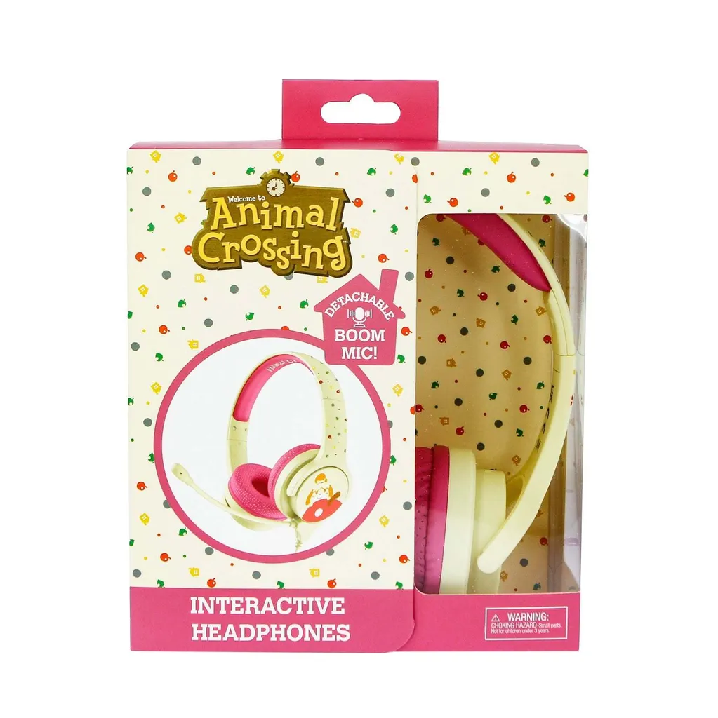 Casque Animal Crossing avec micro détachable Junior pour Switch et PC