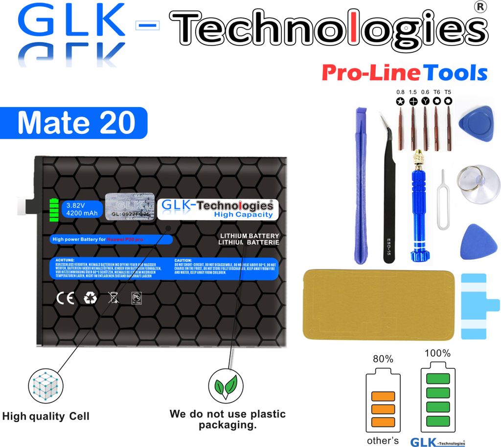GLK-Technologies Akku für Original Huawei Mate 20 Produktbild 