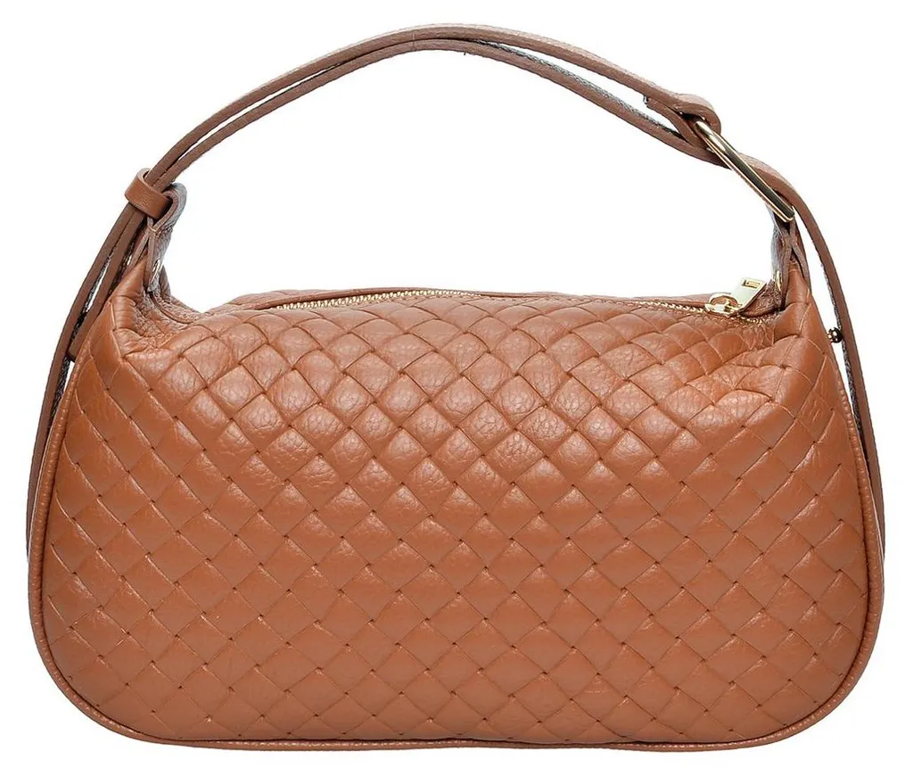 Sac shopping spacieux pour femme active cuir Cognac Anna Luchini