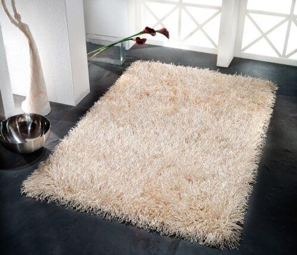 Shaggy Salsa weiss (170x240 cm)