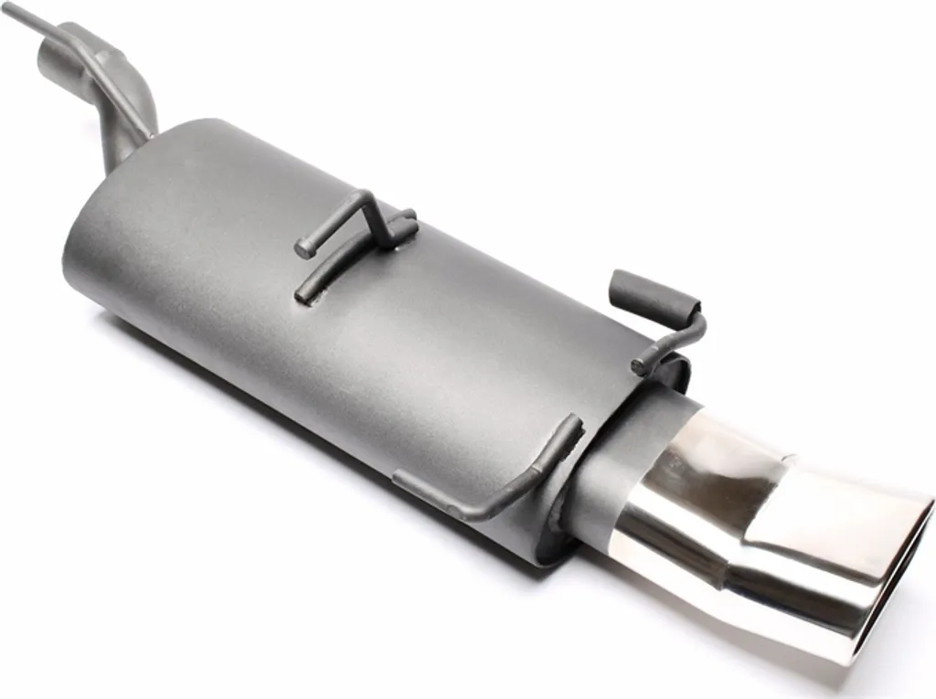 Échappement DTM haut ovale 70x140mm avec rebord pour Opel Astra et Kadett