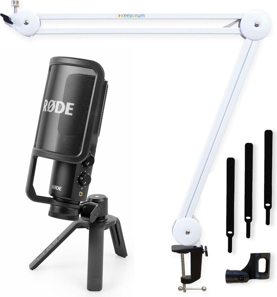 Kondenzátorový mikrofon Rode NT-USB+ s kloubovým ramenem Obrázek produktu 