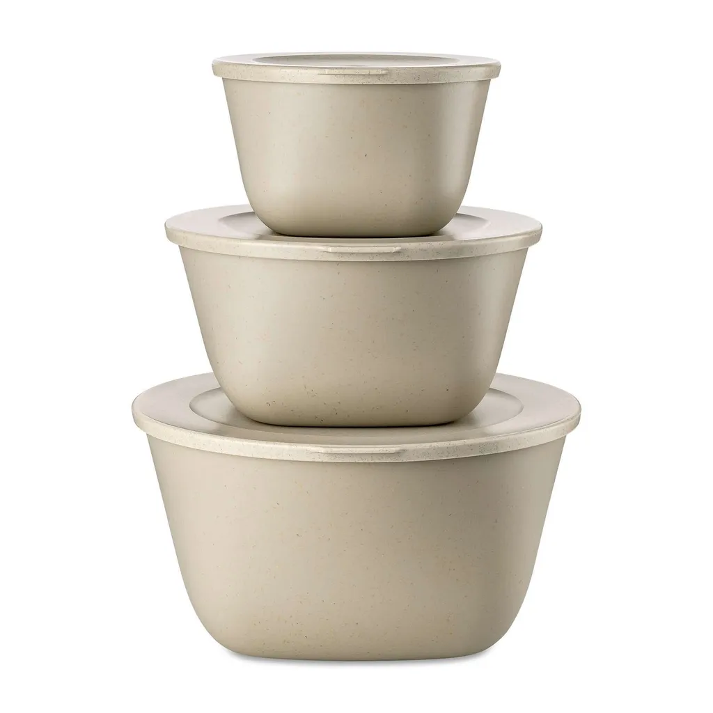 Set 3 Contenitori Koziol CONNECT BOX STOCKHOLM 1L 2L 4L per Alimenti