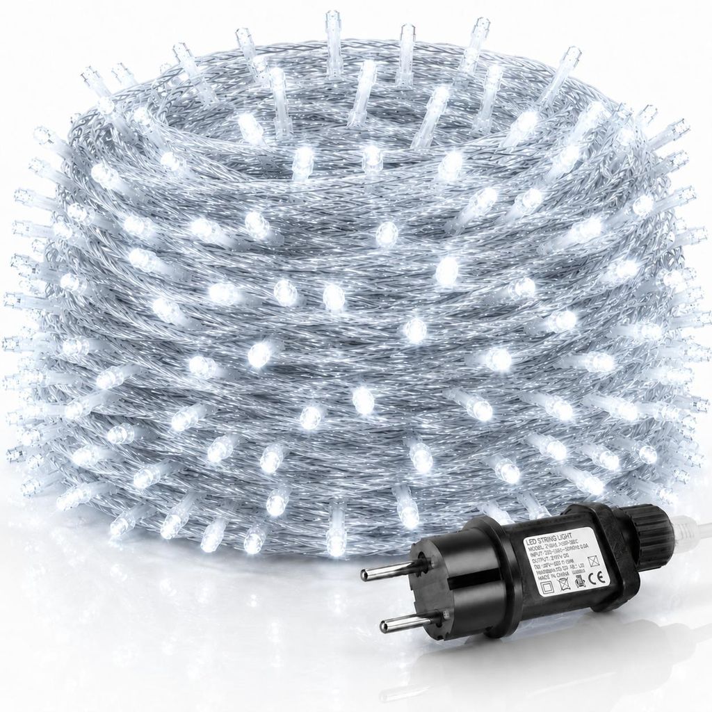 50M 400LEDs 8 modes Chaîne d'éclairage courant, minuterie, Image du produit 