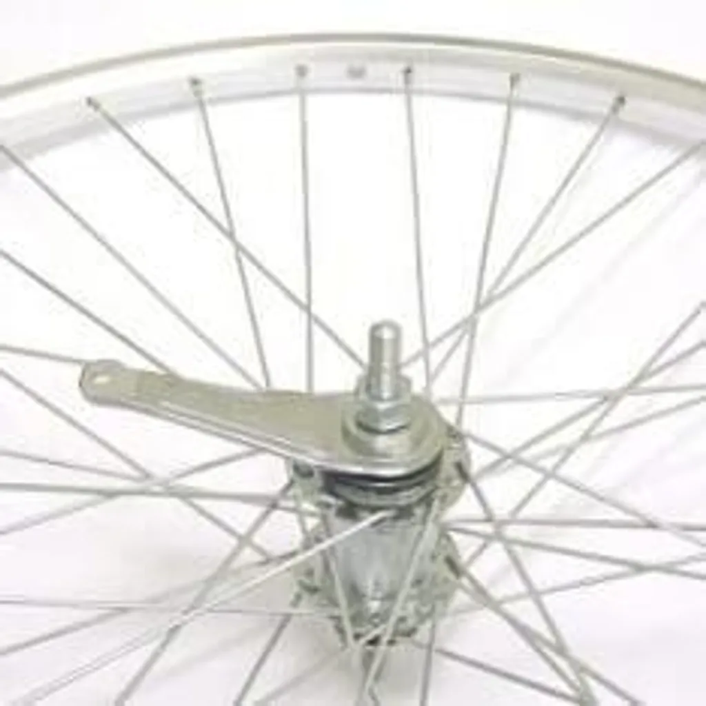 Roue arrière de vélo 26 pouces avec jante alu et rayons zingués