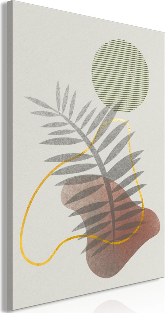 Vlies Leinwandbild - Shadow of Palm Tree (1 Part) Vertical Produktbild 