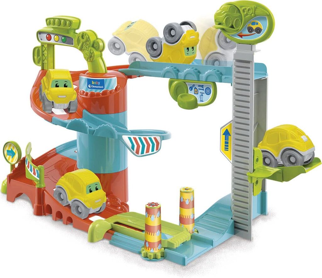 Clementoni Baby, Fun Garage, 18+ Monate, 17482, Multicolore Image du produit 