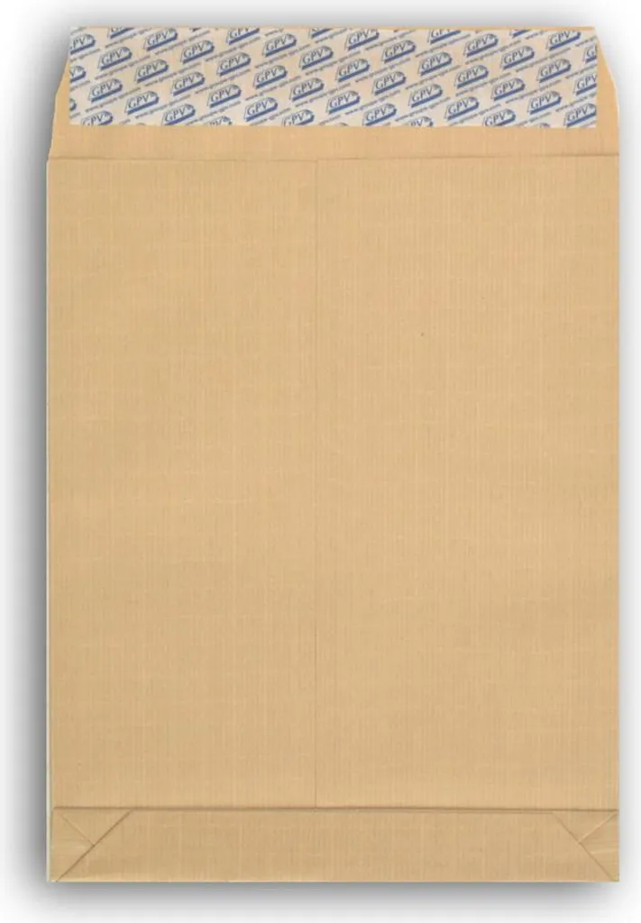 Lot de 50 enveloppes kraft armé 130g à soufflets C4 ultra résistantes