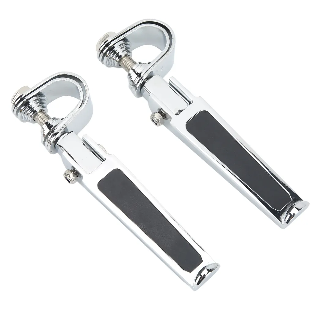 Repose-pieds Engine Guard Antidérapant avec Fixation U-Clamp Acier - 4