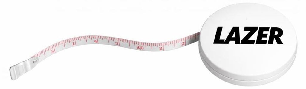 LAZER Kopfmaßbandrolle Einheitsgröße - präzise Kopfumfang-Messung für Helmanp...