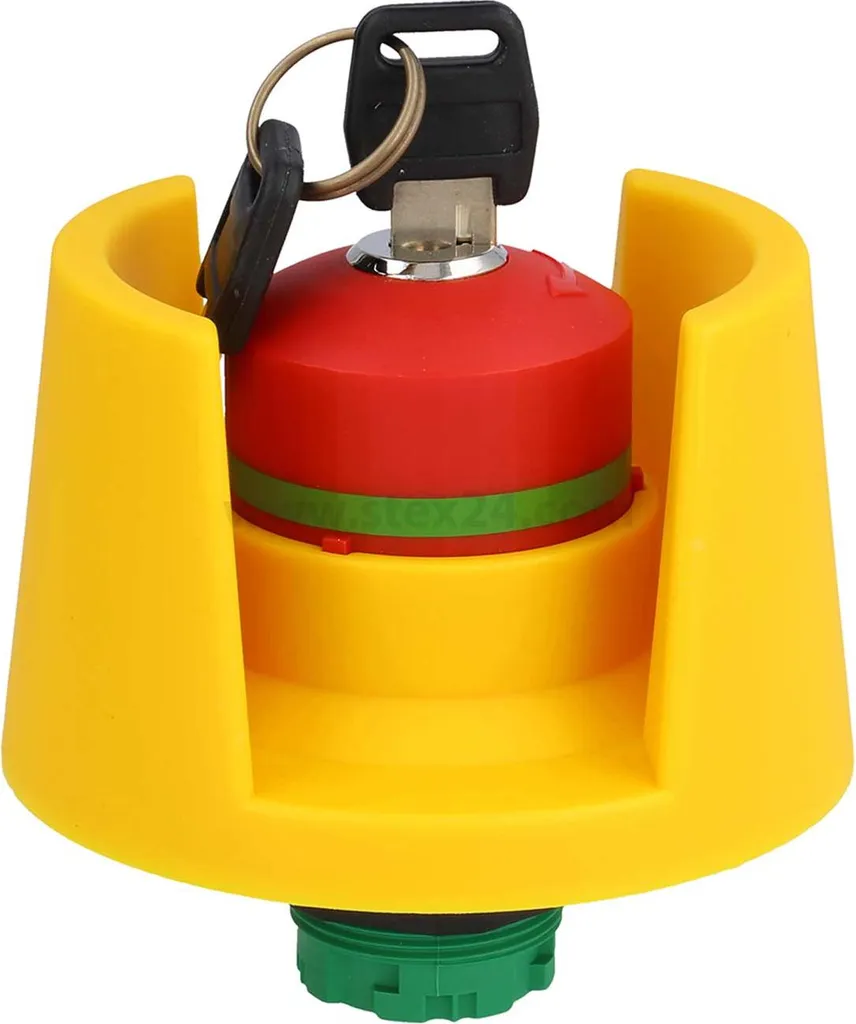 Arrêt d'urgence Georg Schlegel QUARTEX-R pour panneau de commande 22mm