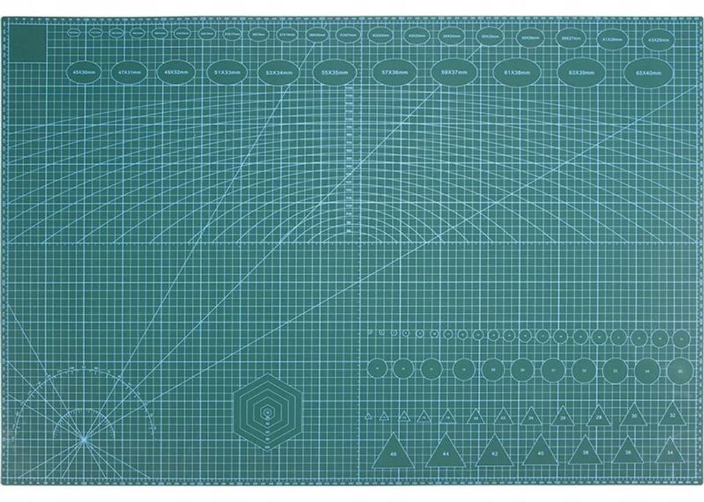Verk 11351 Tapis de coupe et de rognage A1 vert Image du produit 