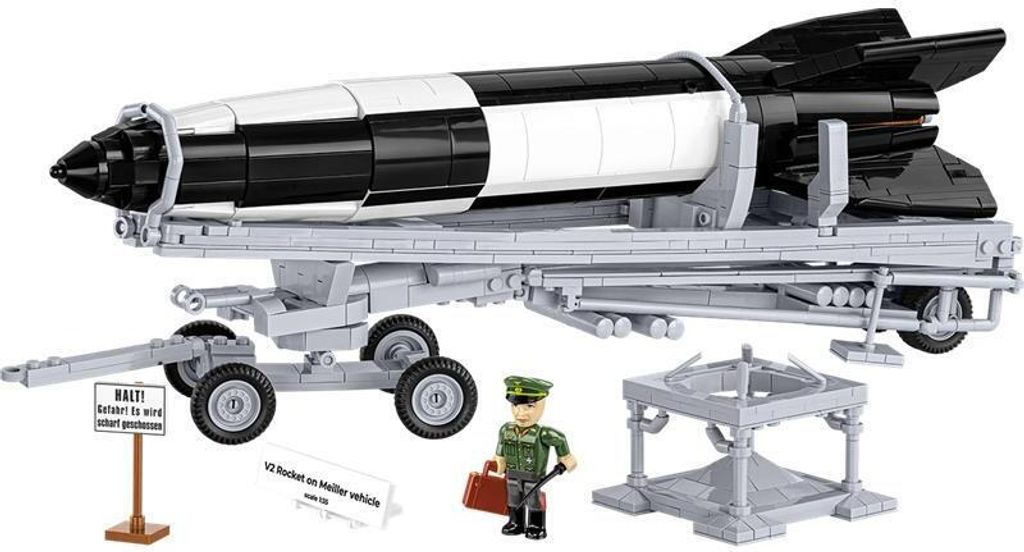 Cobi 3120 V2 Rakete Vergeltungswaffe inkl. Meillerwagen