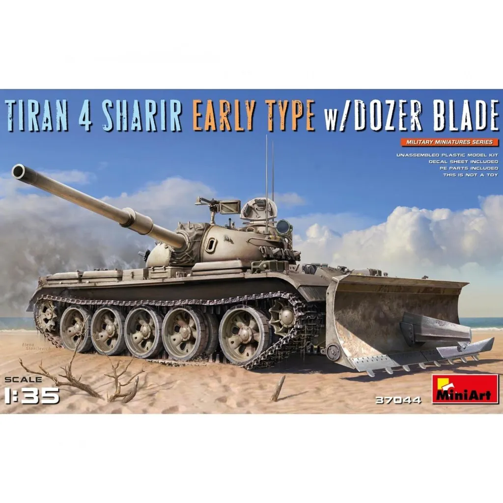 Modèle réduit Tiran 4 Sharir 1:35 pour diorama militaire hivernal
