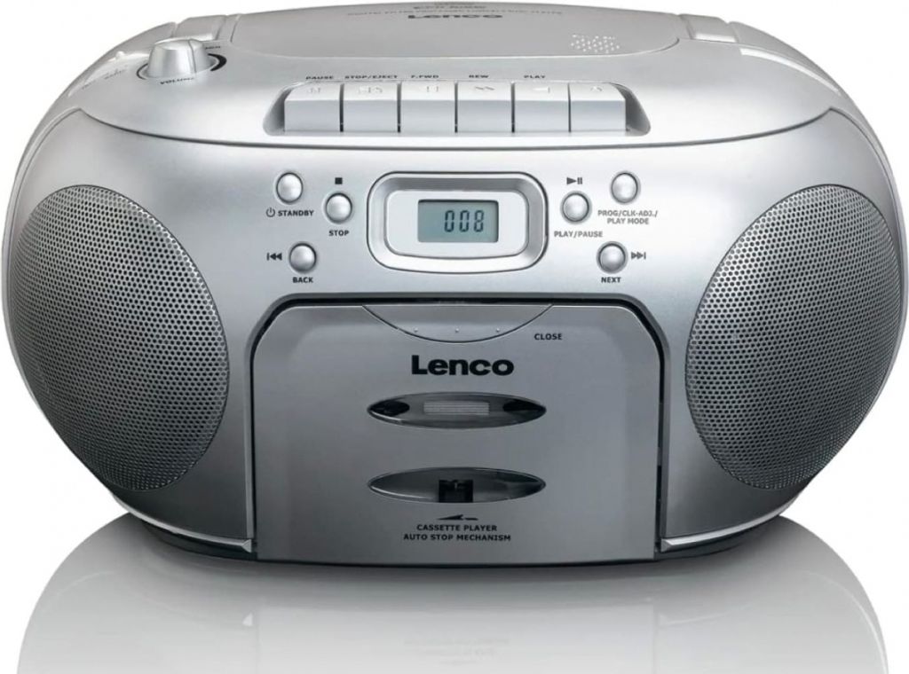 Lenco SCD-420 - Ghettoblaster - Srebrny Zdjęcie produktu 10