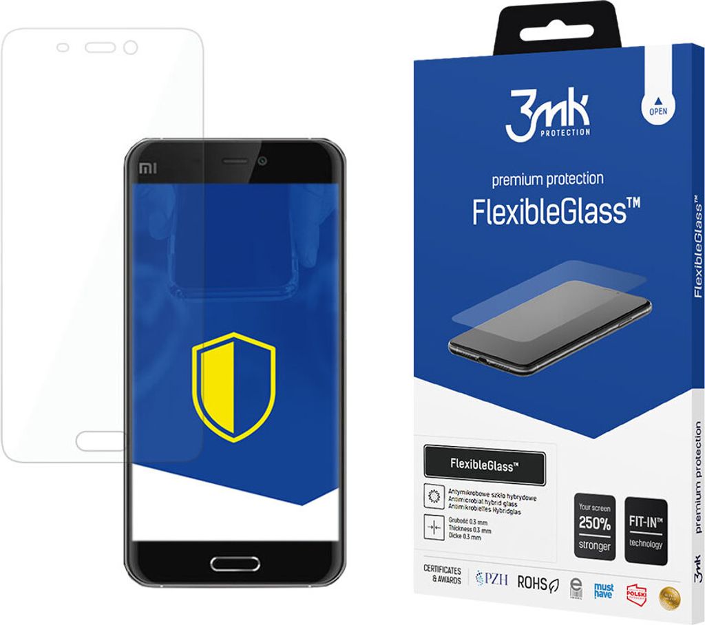 3mk Display Hybridglas FlexibleGlass für Xiaomi Mi5 0,3mm 7H