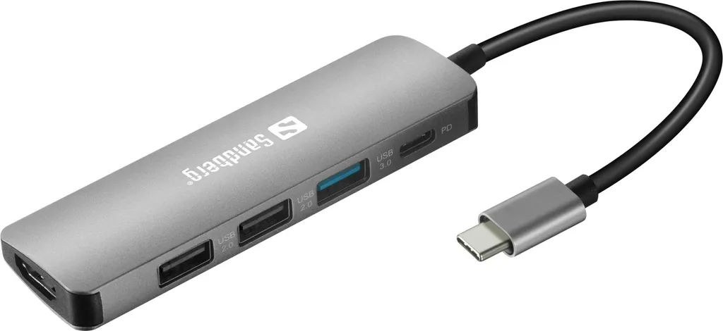 Docking Station Sandberg USB-C 4K HDMI 100W PD - Dock All-in-One Portatile