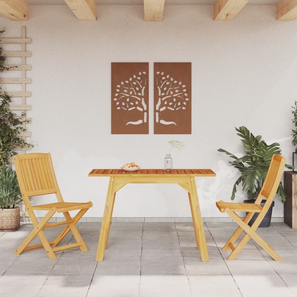 Maison Exclusive - 3-tlg. Balkon-Set Massivholz Akazie