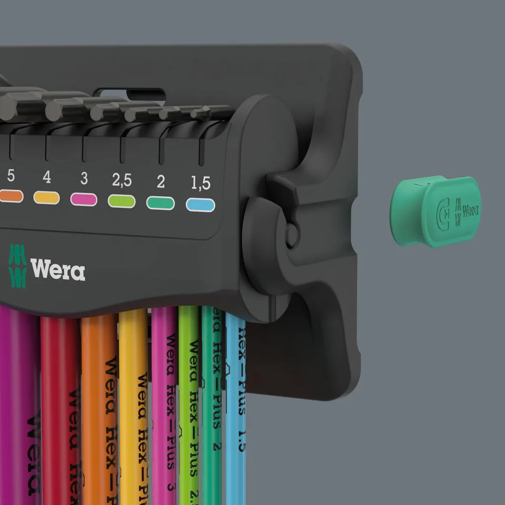 Wera 950/9 Hex-Plus Multicolour 3 avec profil protecteur d'empreinte - 3