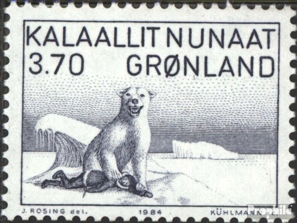 Briefmarken Dänemark - Grönland 1984 Mi 147 (kompl.Ausg.) postfrisch Kunst