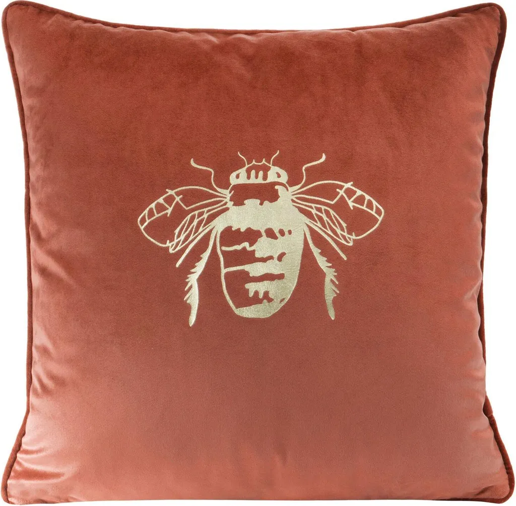 Eurofirany Copricuscino Velluto Rosso Mattone 45x45 | Pratico e Bello