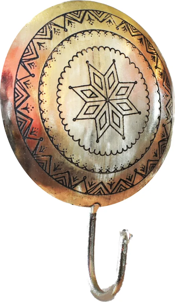 Halis Set 3 Appendiabiti Vintage Argento | Decorazione Murale Silver - 2