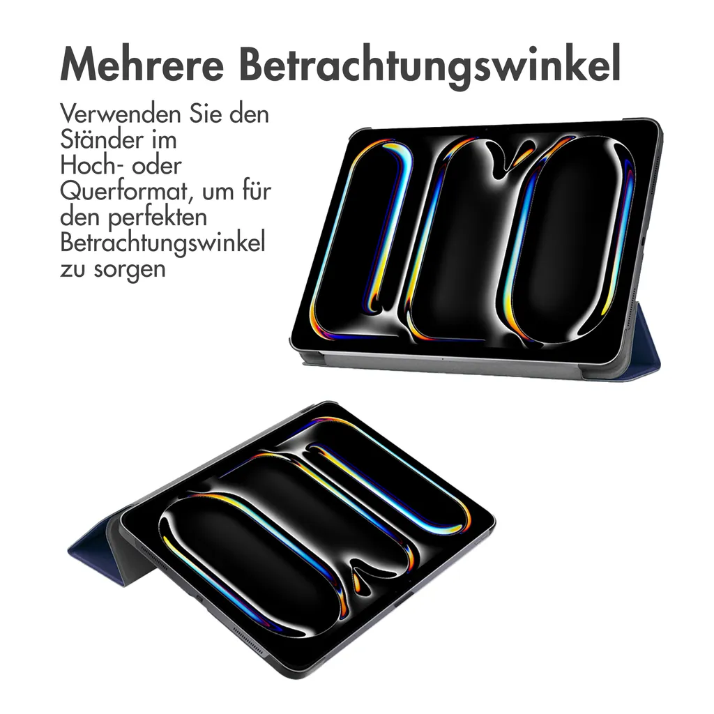 Custodia iPad Pro 13 2024 M4 imoshion Trifold Flip-up | Protezione Vera - 2