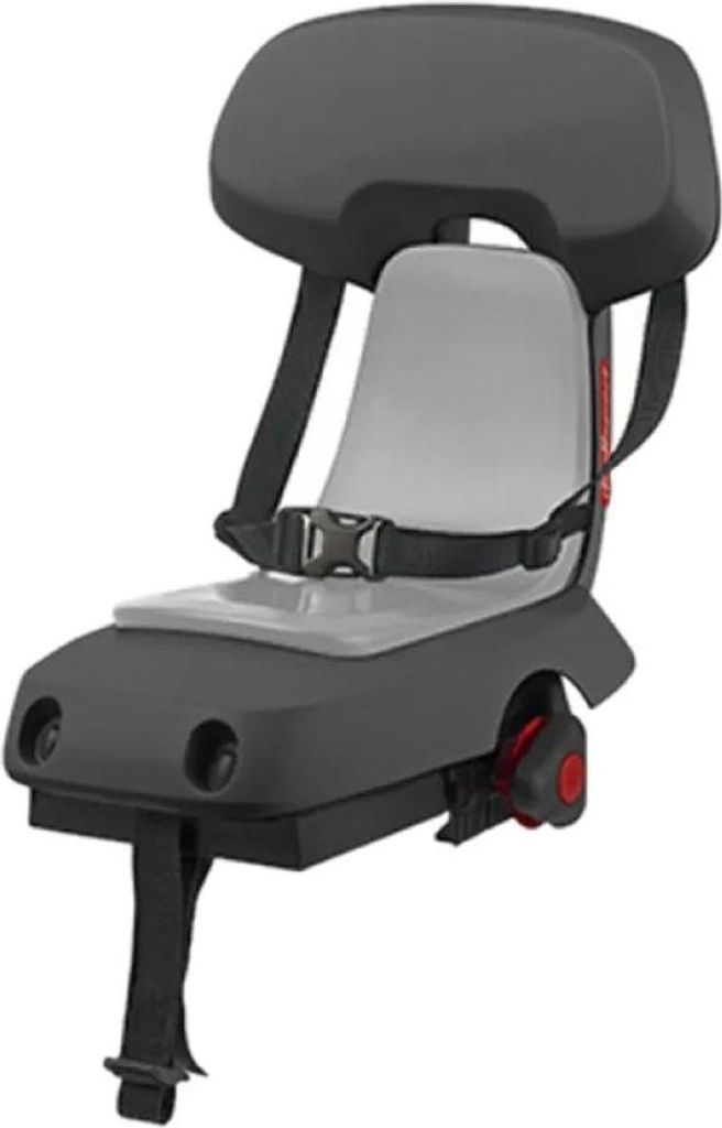 Tylny fotelik rowerowy Duo Guppy Junior szary CFS Zdjęcie produktu 