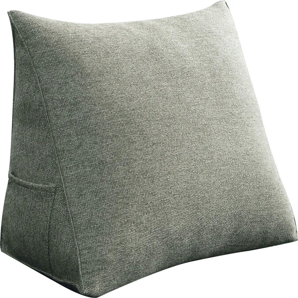 Cuscino Decorativo Look Lino Ergonomico - Schienale di Design per Letto
