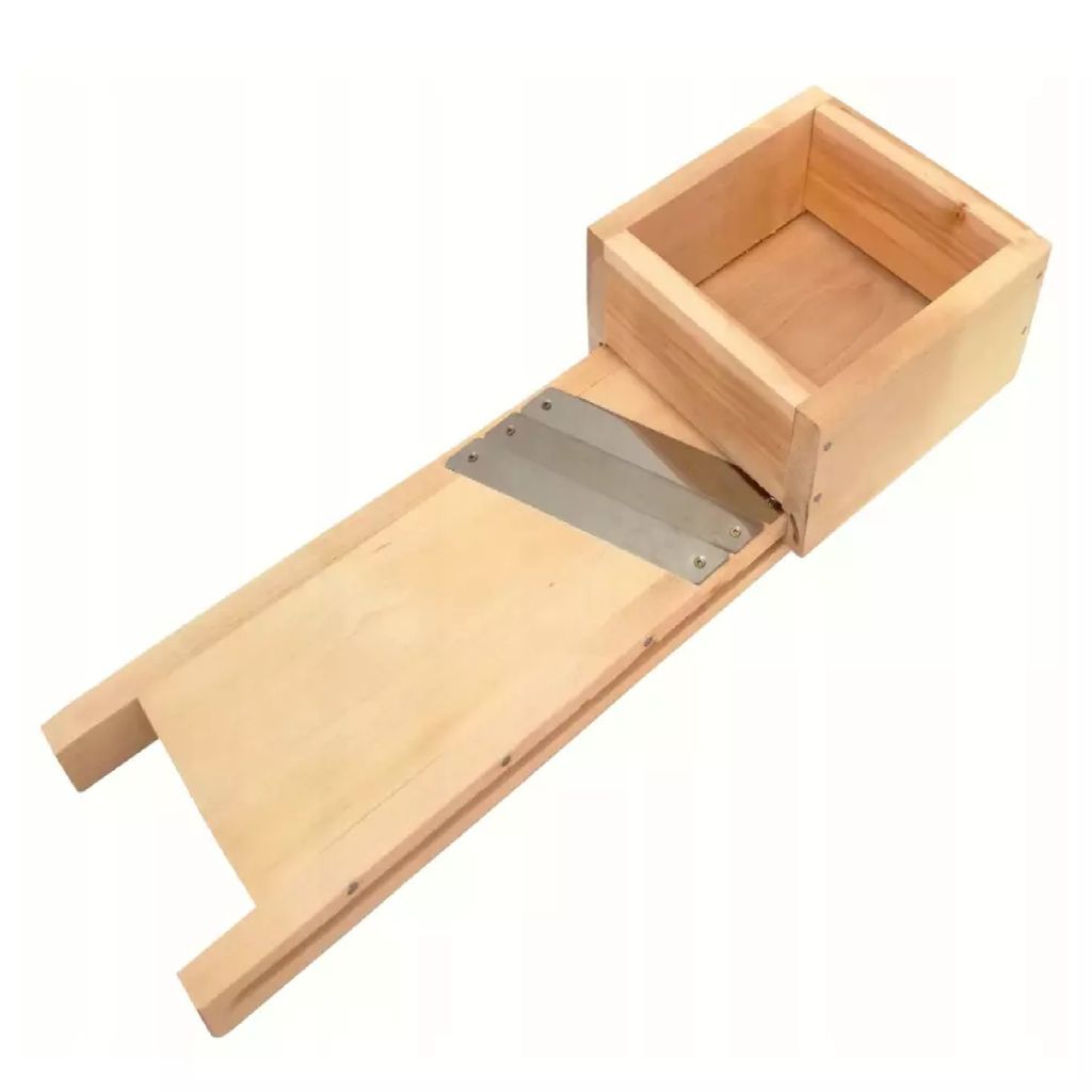 MIKONI Krauthobel 80 x 20 cm aus Holz, Kohlreibe mit 3 Produktbild 