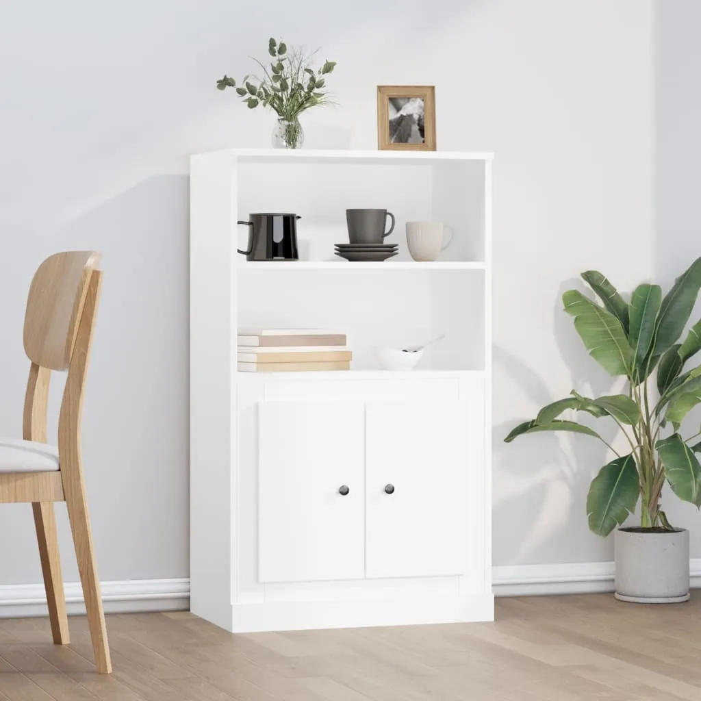 Credenza Bianca vidaXL - Mobile per Famiglia, Design in Legno