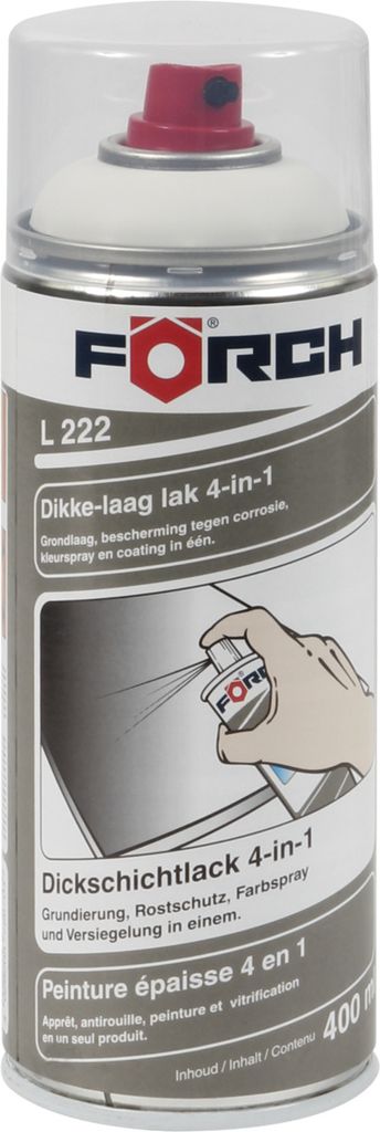 FÖRCH Dickschichtlack 4-in-1 nach RAL-Farben L222 RAL 9010 Produktbild 