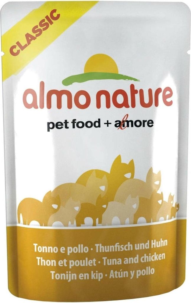 Almo Nature NATURAL - Thunfisch & Huhn 55gx24