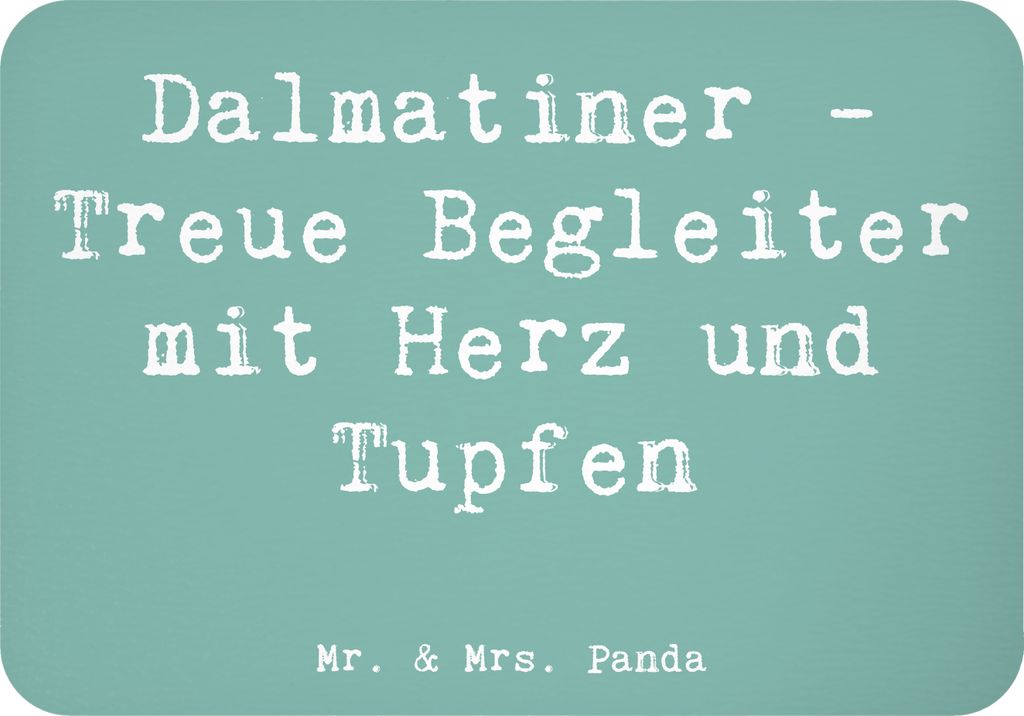 Mr. & Mrs. Panda magnet Spruch Dalmatiner Herz - Meeresbrise - Geschenk, Geschichte, Tupfen, holzmagnet, haftmagnet, whiteboardmagnet, Hunderassen,...